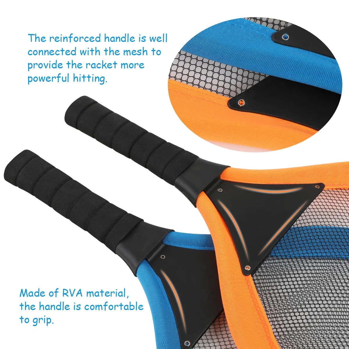 

Badminton Tennis Racket Combo for Over 3 Years Smooth Safe Balls Amusing Parent Play Kindergarten Sports Activity