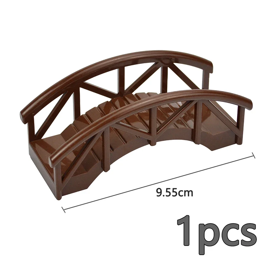 Grandes briques de construction de nuit pour enfants, ferme, plante, fleur, forêt, accessoire, arbre, cuir chevelu, fruit, parure, vue sur la rue, compatible, grande taille, jouet