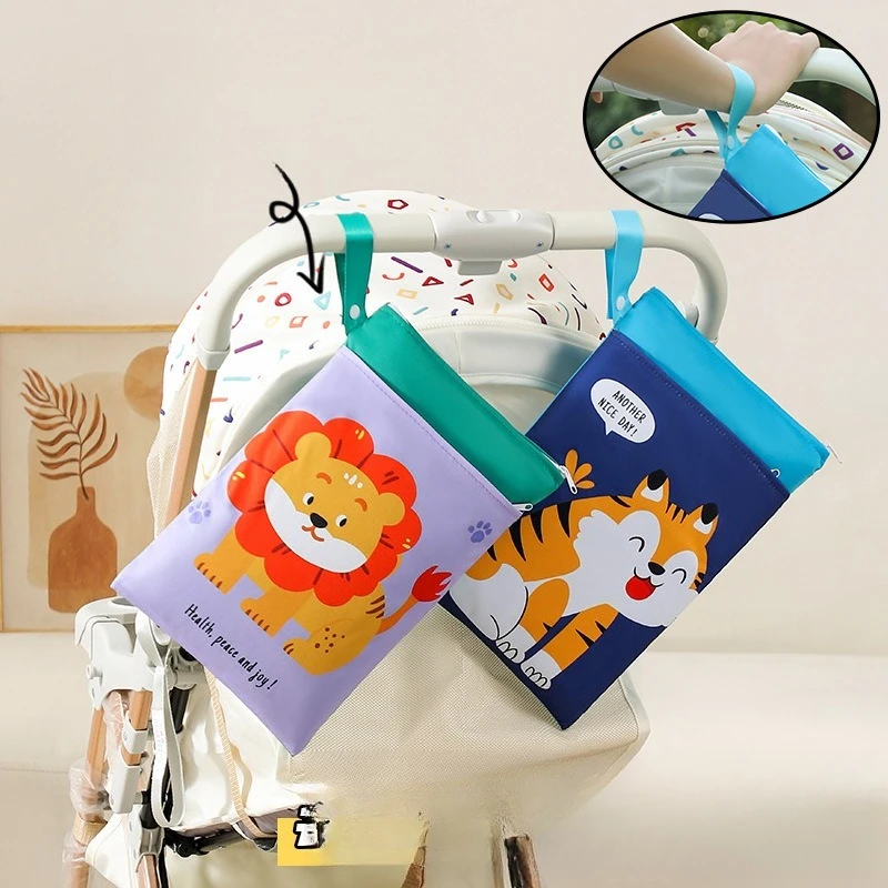 حقيبة تخزين أدوات الرسم المحمولة الجديدة ذات السحاب، حقيبة تخزين محمولة ذات سعة كبيرة بطبقة مزدوجة