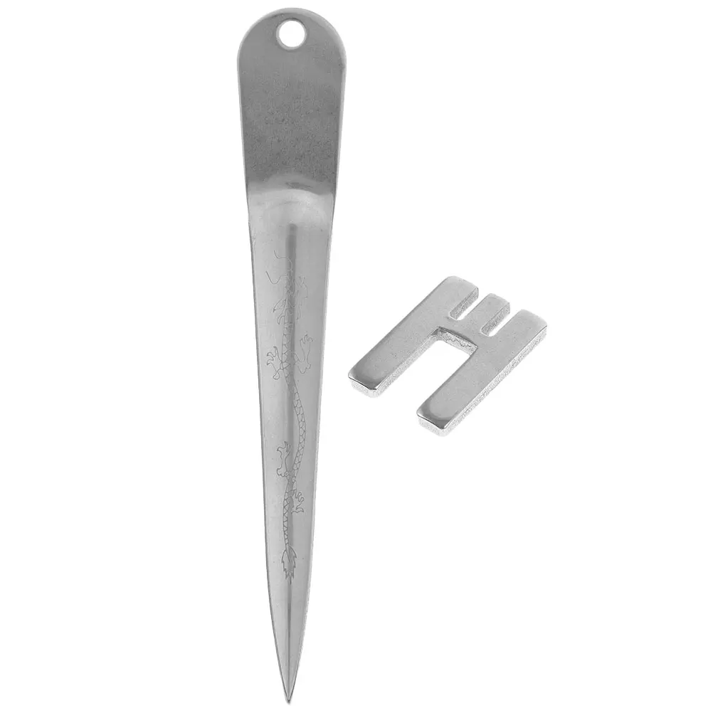 

1 set Wicker Weaving Tools Stainless Steel Handicraft Auxiliary Basket Making Supplies Rattan Chair Pry Tool Repair Kit