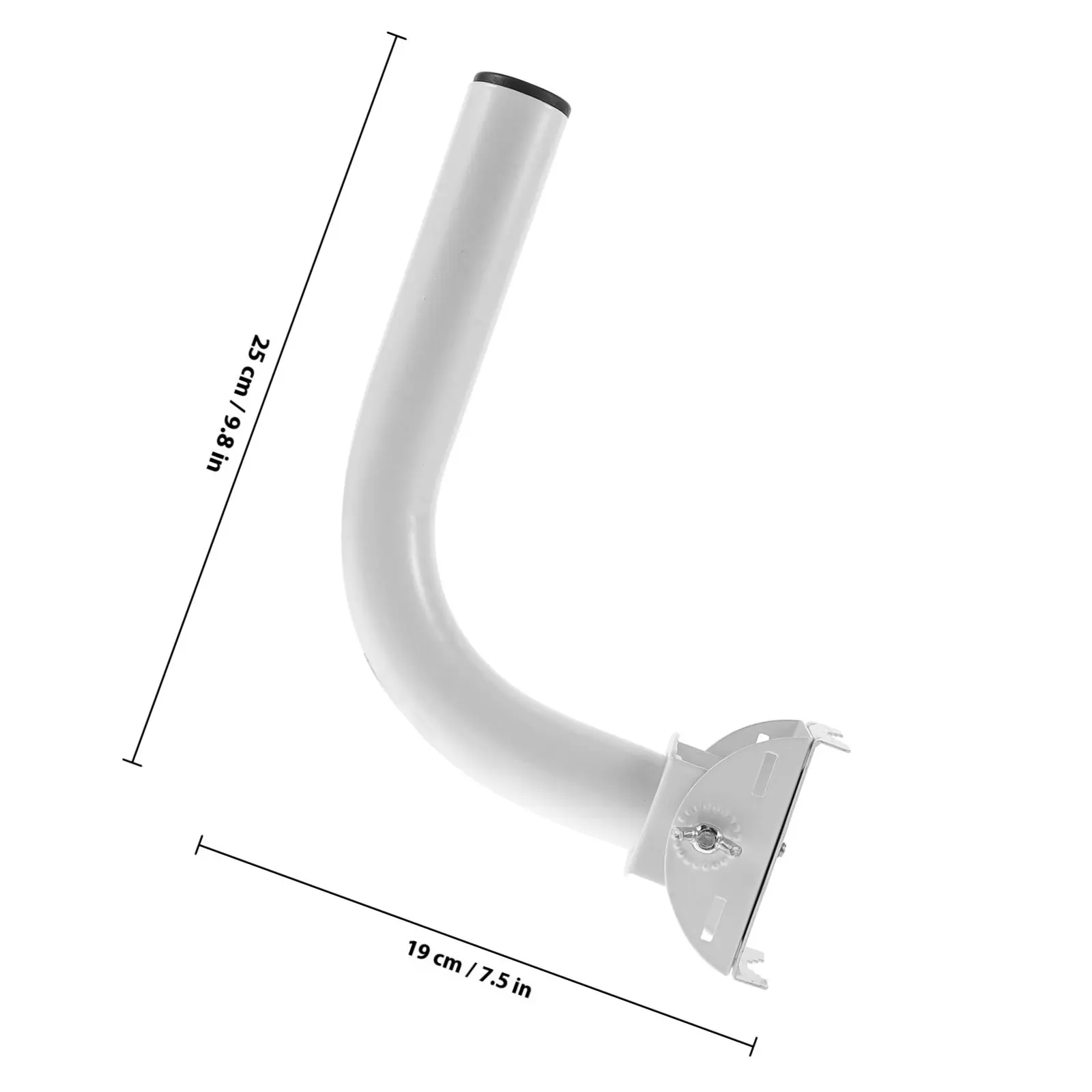 Wireless Bridge Antenna Mount Iron Pole Outdoor Adjustable Wall Mount Bracket Sturdy Installation for Antenna