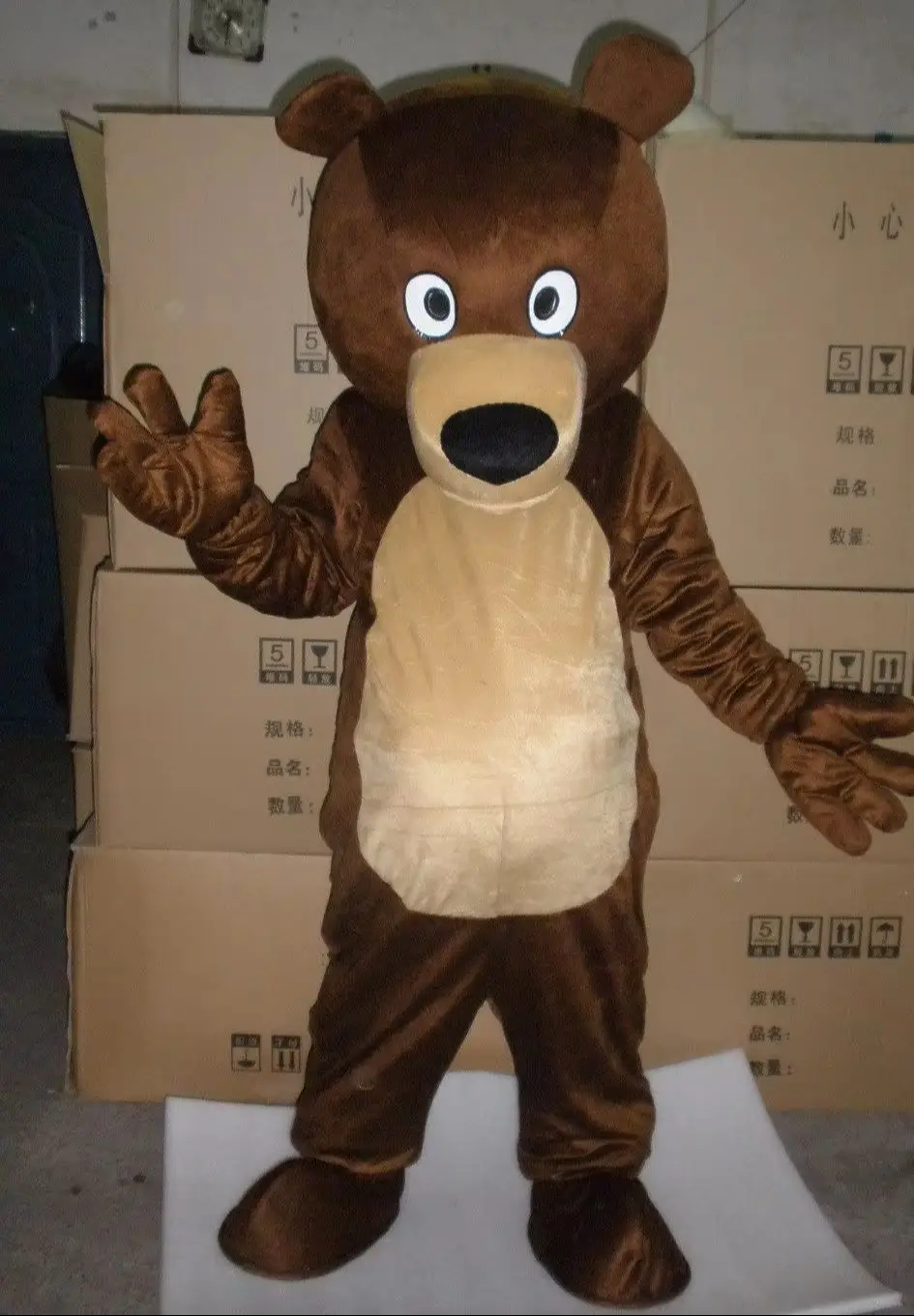 

2025New Adult Best Sale Lovely Professional New Brown Bear Cartoon Mascot Costume Christmas Fancy Dress Halloween Mascot Costume