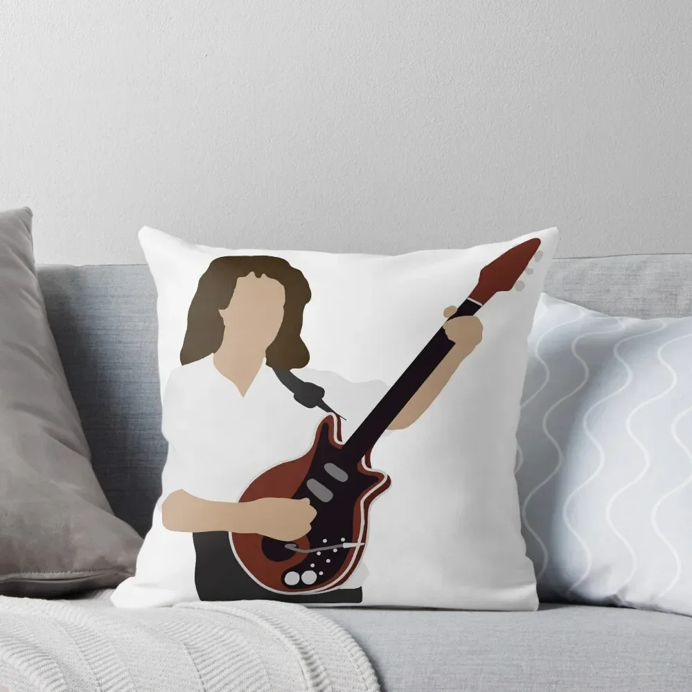 Minimal Brian May 1 Throw Pillow Luxury Cushion Cover luxury decor Cushions For Decorative Sofa pillow