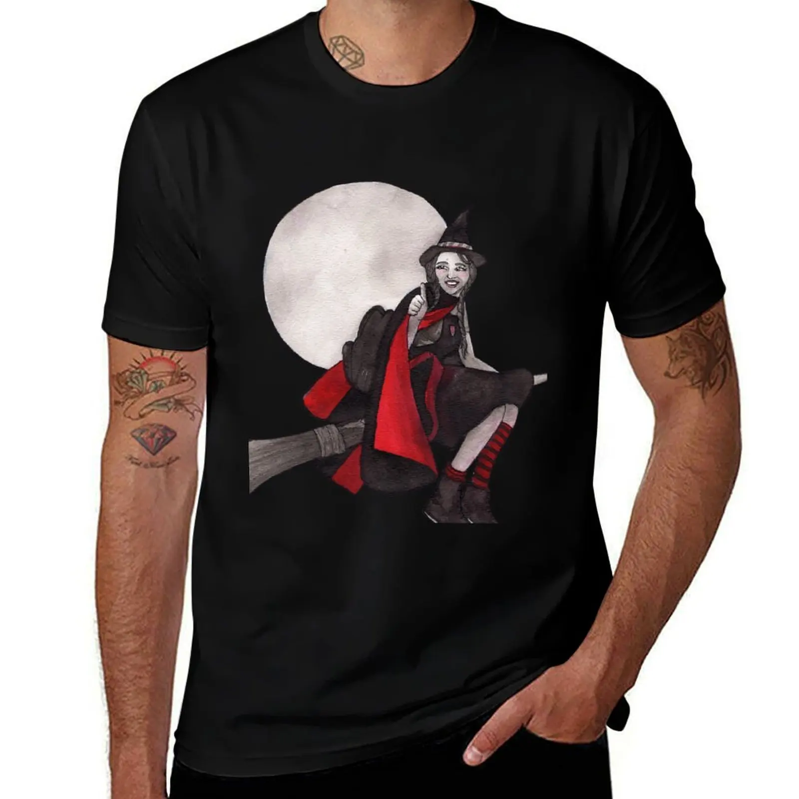Fly Swiftly with The Worst Witch T-Shirt Plus Size Lightweight Tee Shirt T-Shirt
