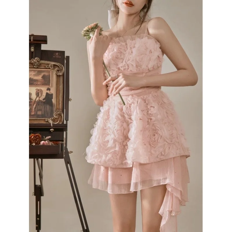 Ele Pure Desire Summer New Faion Strap Dr Street Sle Bodycon Skater Dr per donna Orlo irregolare