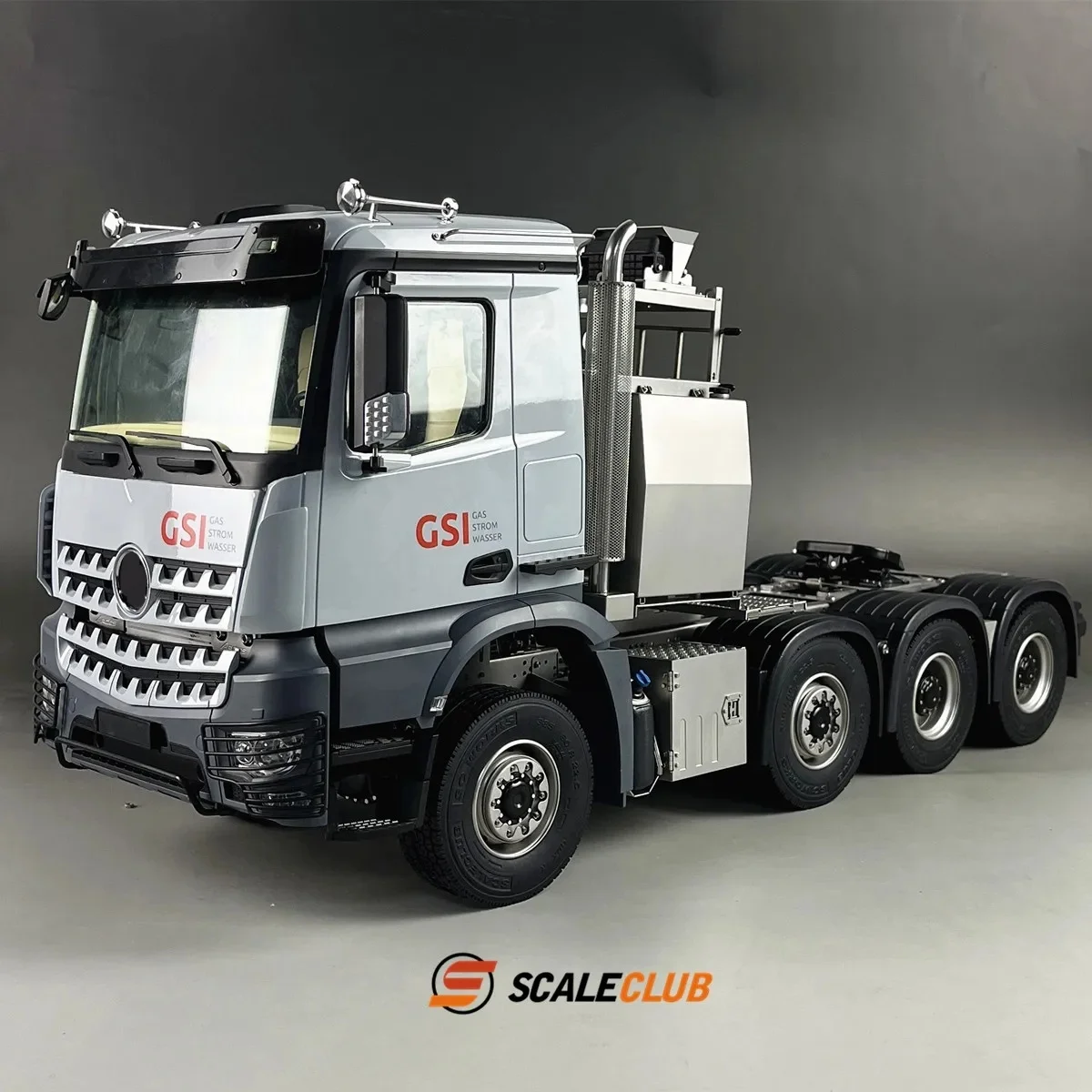 Model Scaleclub 1/14 dla Mercedes-Benz niski dach AROCS 3363 8x8 ciężki holowanie nieporęczny Transport dla Tamiya Scania MAN Benz części