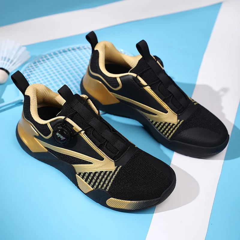 Women's Badminton Shoes Summer Running Sneakers 2025 Shock Absorption Men's Table Tennis Shoes Rubber Upper