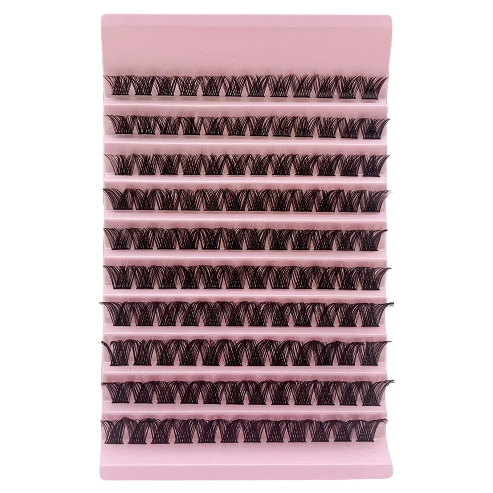 Wimperncluster, 120 Stück, Cluster-Wimpern, 8–16 mm, einzelne Wimpern, natürlicher Look, D-Locken, flauschige Cluster-Wimpern, DIY-Wimpernverlängerung – Detail 6