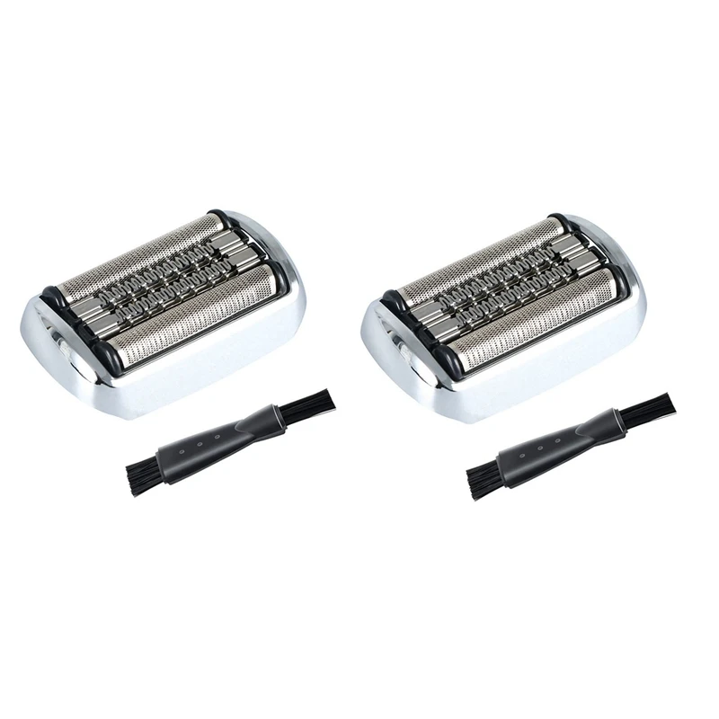 

2X Shaver Head Replacement For Braun 92S 92B 92M Electric Shaver Series 9 Shaving Machines Razor Blade Silver A