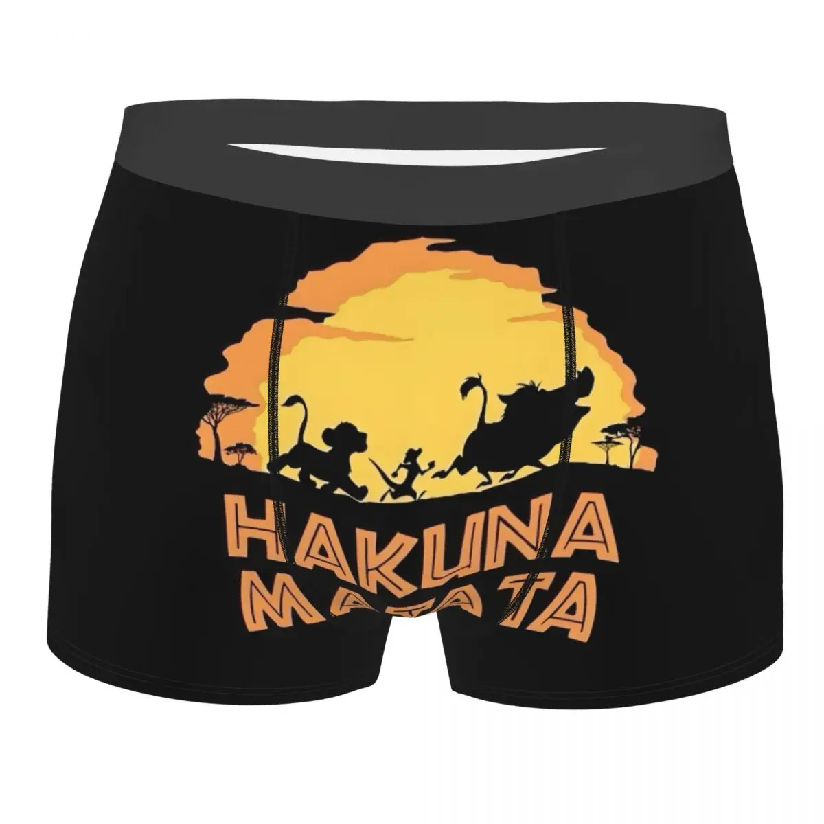 

Custom Lion King Hakuna Matata Boxers Shorts Men's Movies Briefs Underwear Cool Underpants