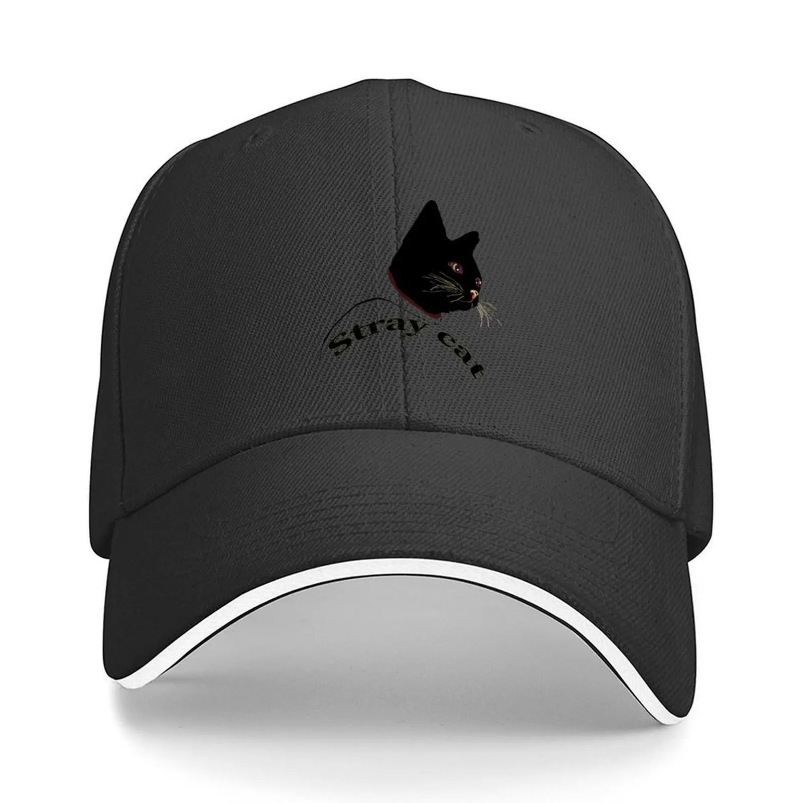 

Stray cat black edition Baseball Cap Luxury man cap Wild Ball Hat Male hat Custom Cap Women's Hats Men's