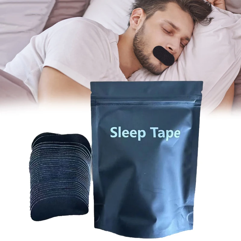 

30 Stickers/Bag Drop Mouth Tape For Sleep Anti Snoring Mouth Strips Allergenic Nose Breathing Strips Reduce Mouth Dryness