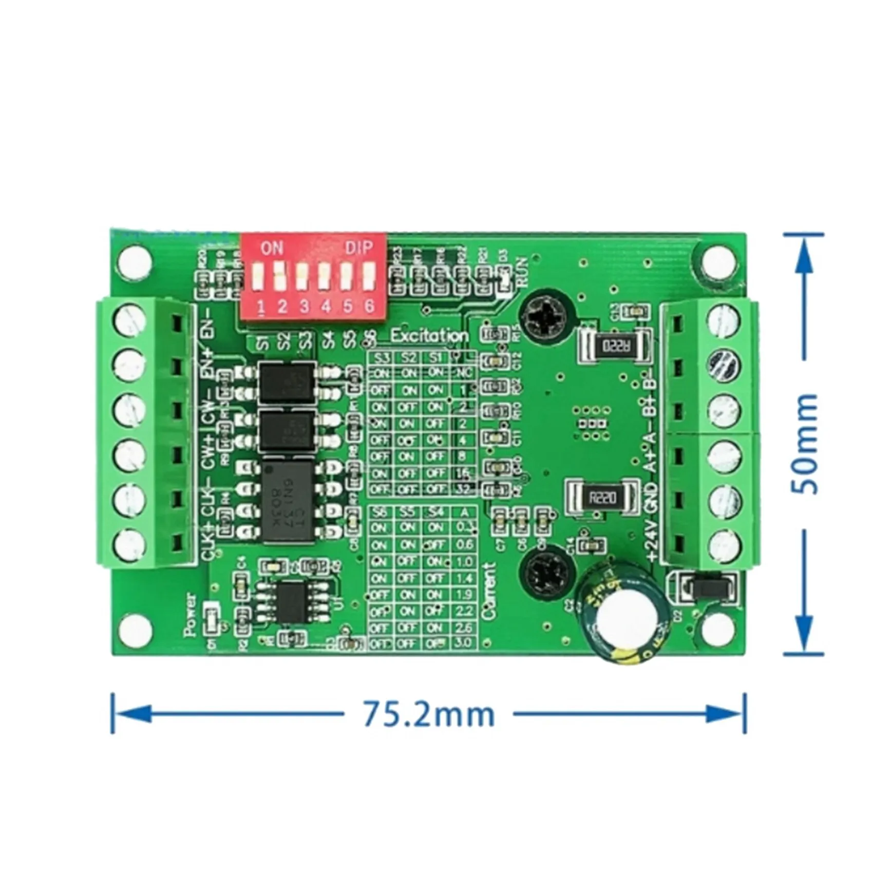 AB34-2X TB6560 3.5A Stepper Motor Driver Controller Board 10V-35V CNC Rounter Control Low Voltage Over Heat Current