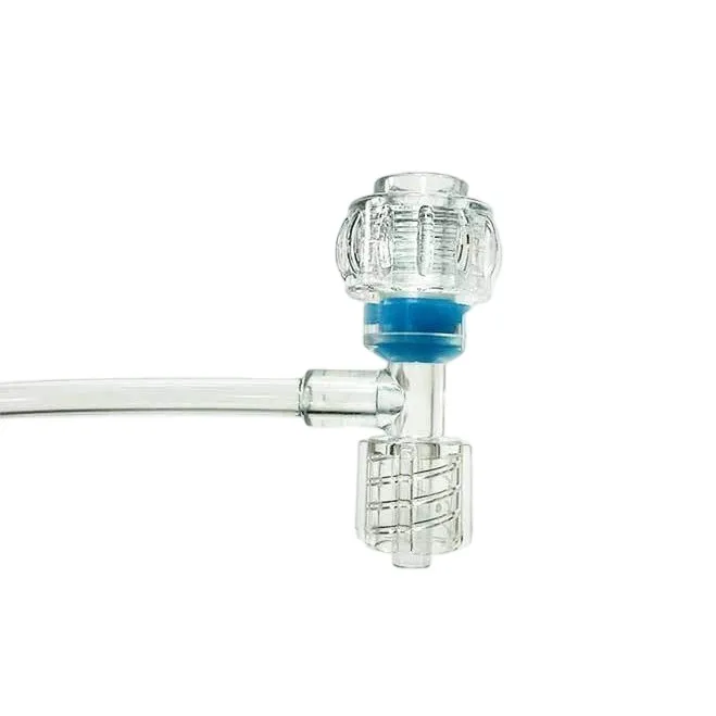 X-Way FTTB-0021 7Fr/9Fr Borst Adapter  Line Male Luer Lock Connector 3-way Stopcock T-Connector Connecting Tube