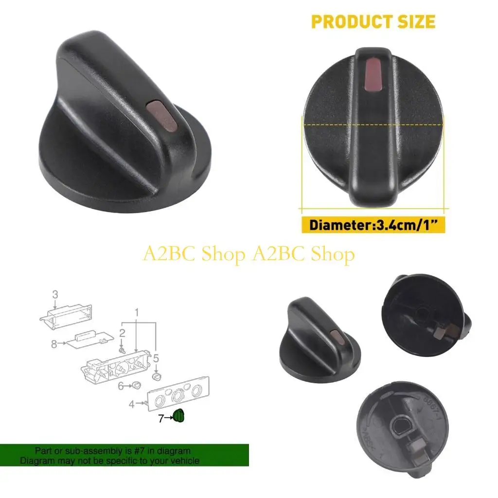 

A2BC for 1995-2004 HVAC Fan Control Knob 55905-35310 5590535310 Fan Heater Control Button Repair Parts Car Accessorie