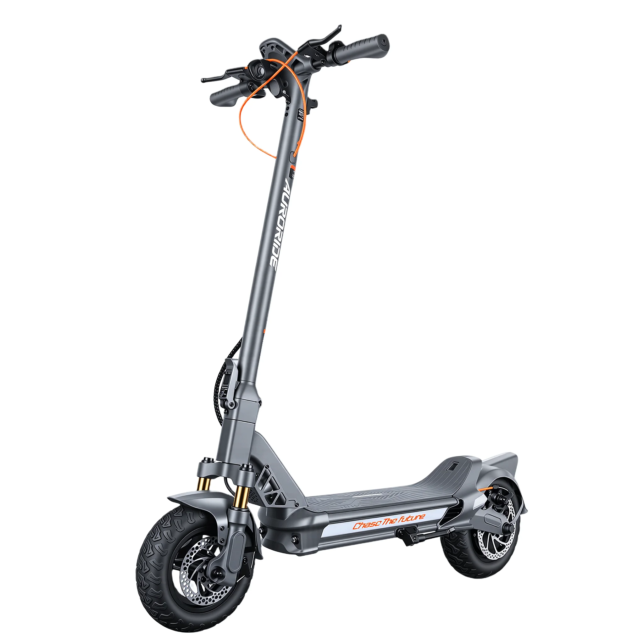 AURORIDE N9 Elektrische Scooter voor Volwassenen 1200W Motor Vingerafdruk Ontgrendeling 50KM/H 48V 18AH Batterij 80 km Lange Actieradius Dubbele Vering 10,5 inch Offroad Band Slimme APP & Bluetooth