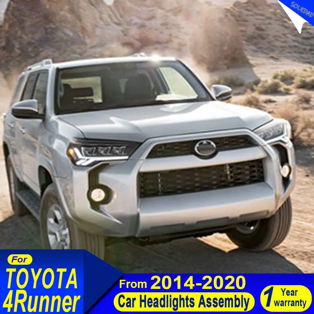 LED Headlights For Toyota 4Runner Head lights 2014 2015 2016 -2021 Full LED Front Lights LED Lens Projector headlights Assembly