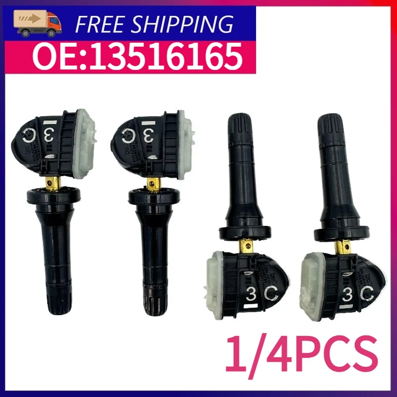 

1/4PCS FOR 2020-2025 CHEVROLET EQUINOX TPMS 433MHz CHEVROLET TIRE PRESSURE SENSOR TIRE AIR PRESSURE SENSOR 13516165 13598773