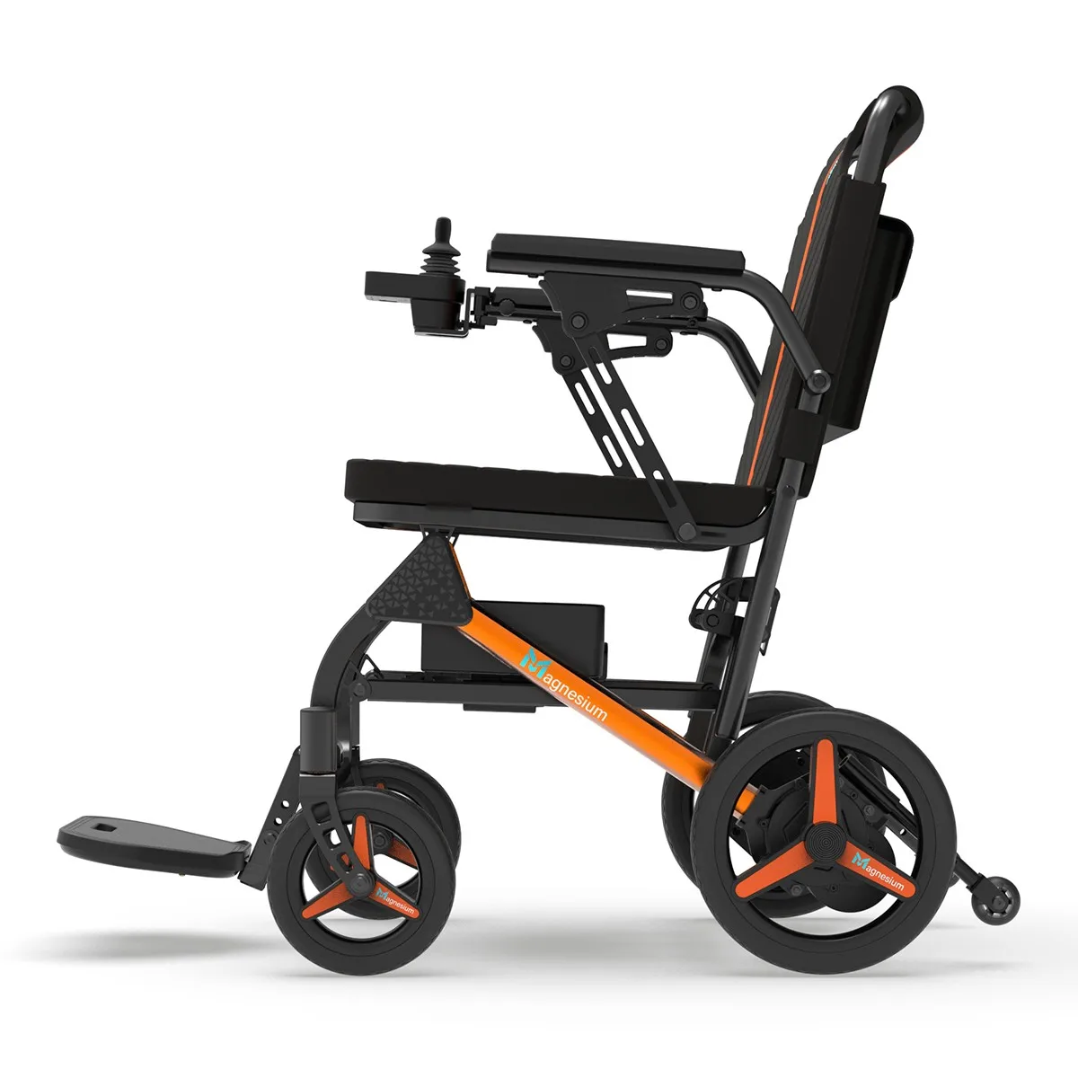 Baichen 13.5KG Lightweight Foldable Magnesium Alloy Electric Wheelchair Luxury All Terrain Mobility For Disabled Adults