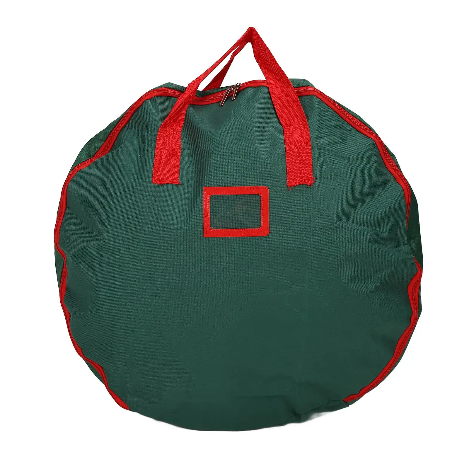 

Christmas Wreath Storage Bag - Dual Zippered Container, 600D Oxford Cloth for Holiday & Thanksgiving