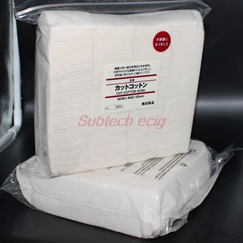 180pcs/bag Japanese Organic Unbleached Cottons Best E-Cigarette Vape Cotton for DIY Rebiud RDA RTA RDTA Atomizers Tanks Vapes