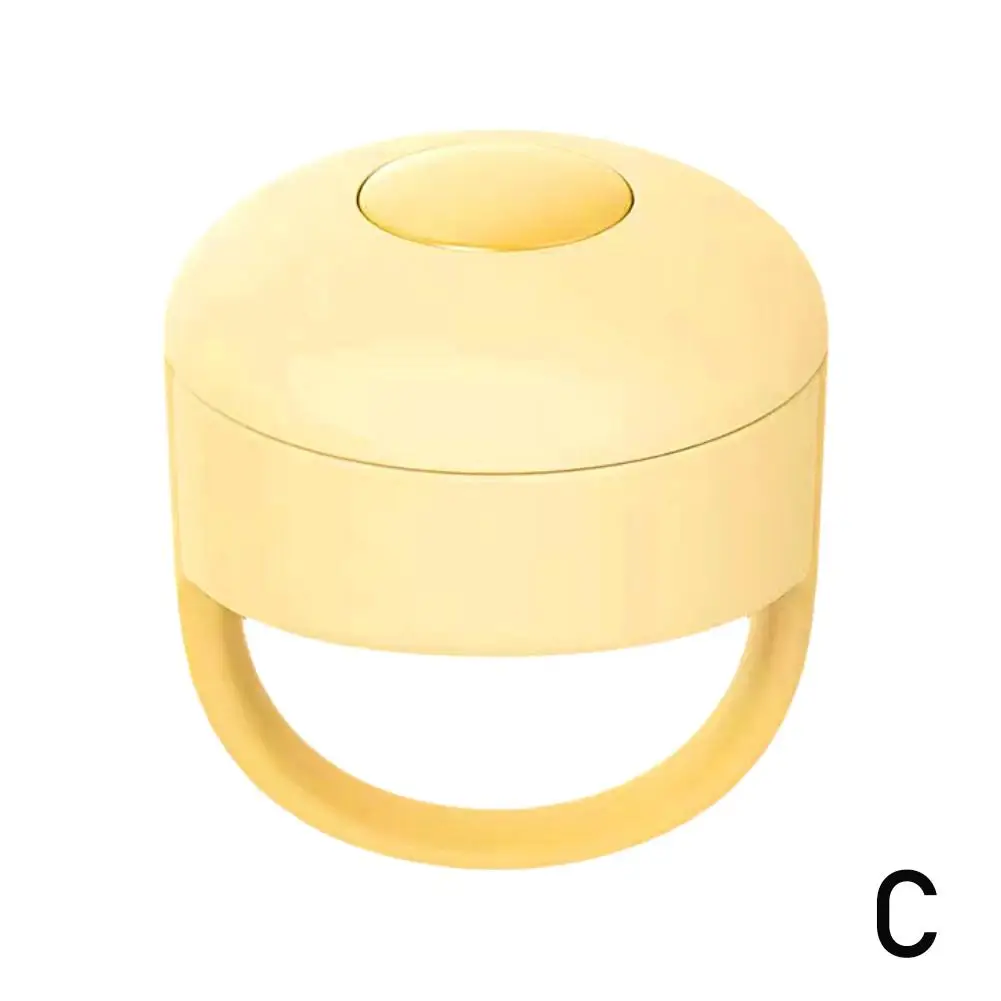 1 stks Draadloze Bluetooth Vingertop Afstandsbediening voor Zelfontspanner Mobiele Camera Pagina Draaien Bluetooth Selfie Apparaat R4B7