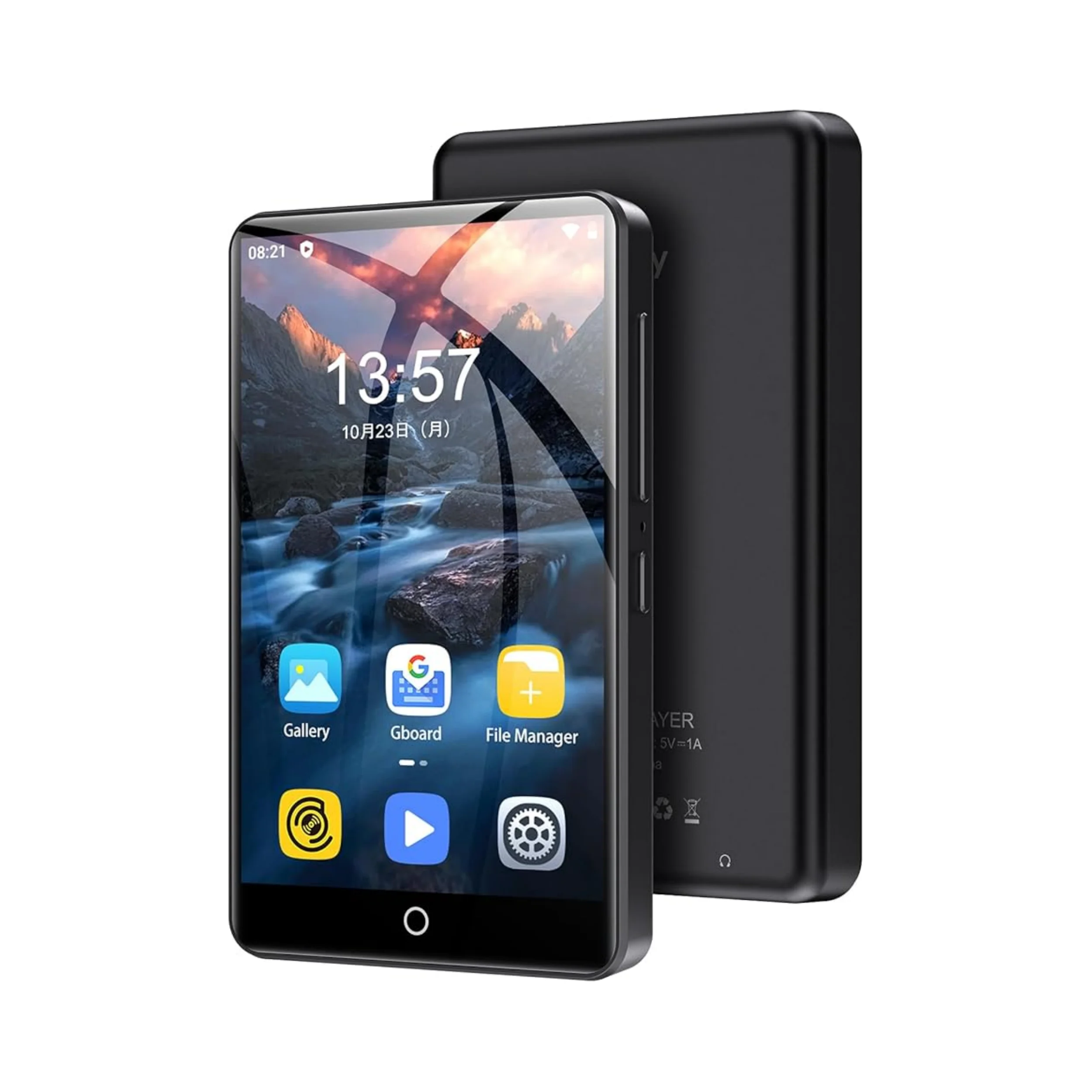 16GB/80GB Speicherkapazität, Oilsky M303 Pro Android MP3-Player, unterstützt Wi-Fi und Bluetooth 5.0, verfügt über einen 4-Zoll-IPS-Touchscreen, eingebautes FM-Radio und Lautsprecher, unterstützt