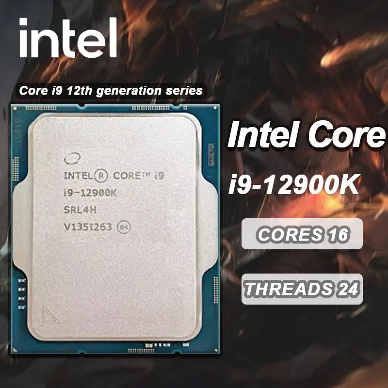 Top Intel Core i9 12900K New 3.7 GHz Sixteen-Core Twenty-Four-Thread L3=20M 125W Support DDR4 DDR5 Desktop CPU Socket LGA 1700