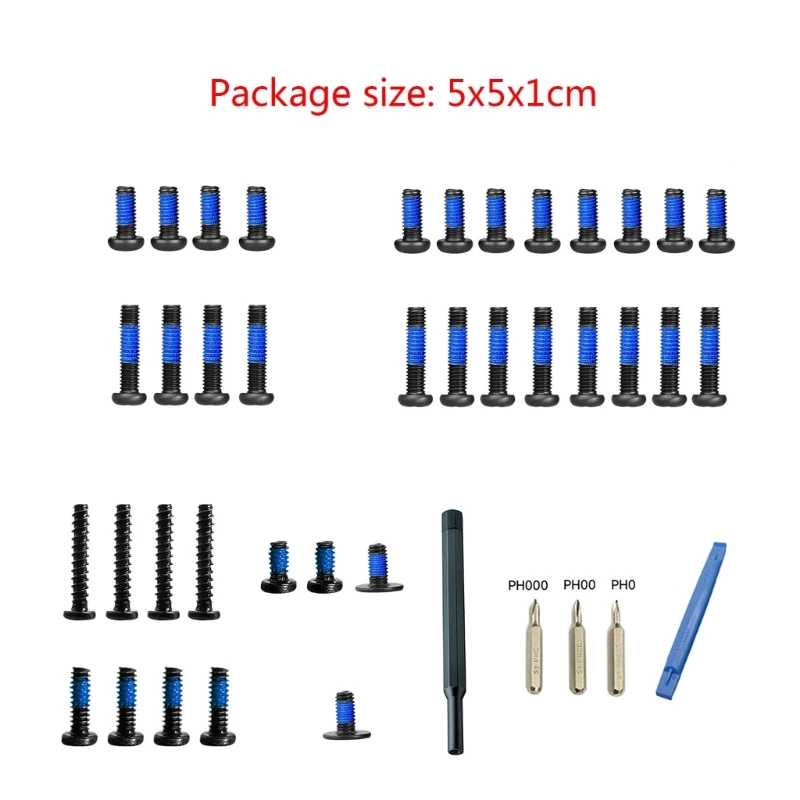 게임 콘솔 금속 나사 뒷면 커버 나사 도구, 스팀 데크 게임 패드 수리용