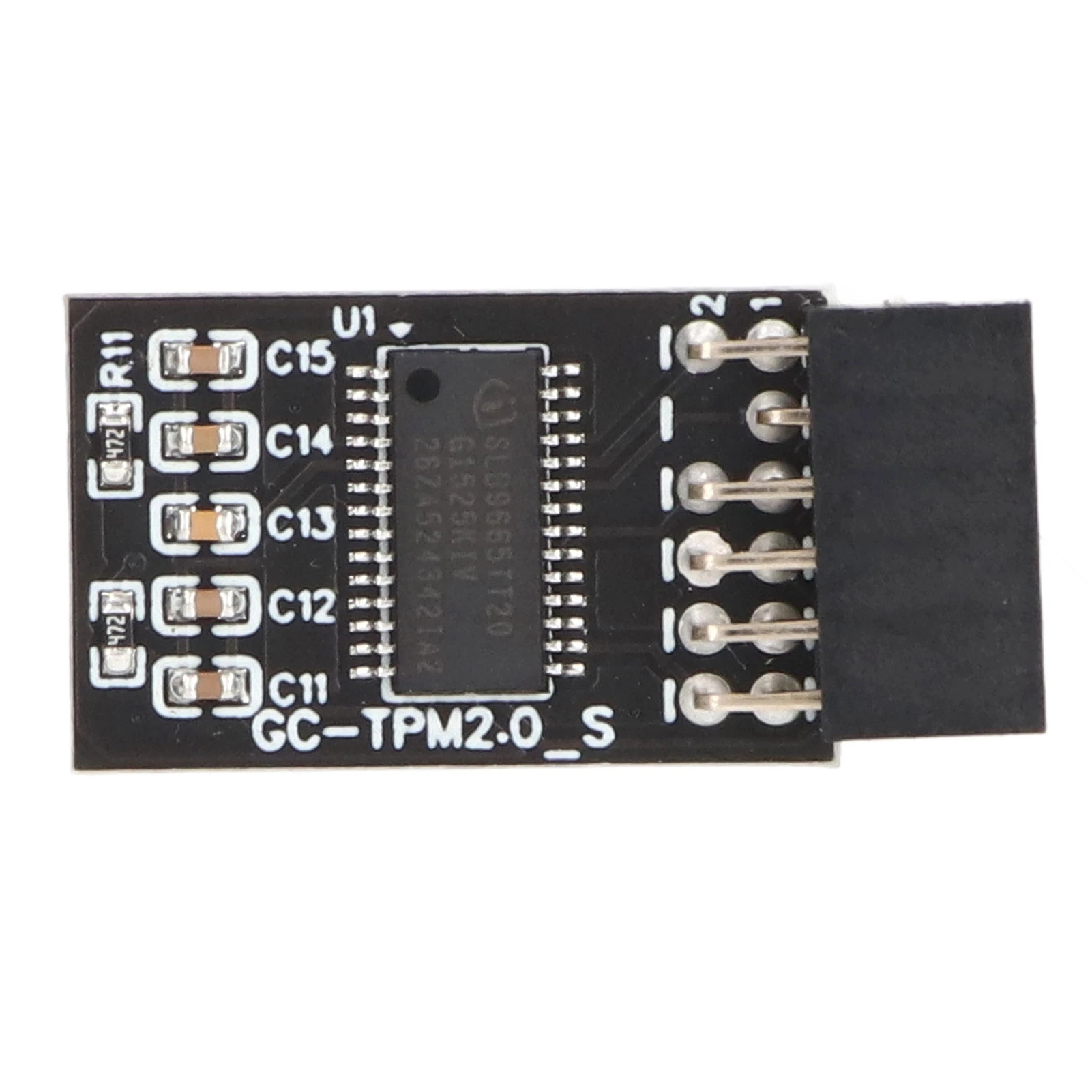 TPM 2.0 وحدة LPC SPI 12Pin بطاقة التحكم عن بعد التشفير لوحة الأمن ملحق لجيجابايت TPM وحدة وحدة أمان البطاقة عن بعد #3