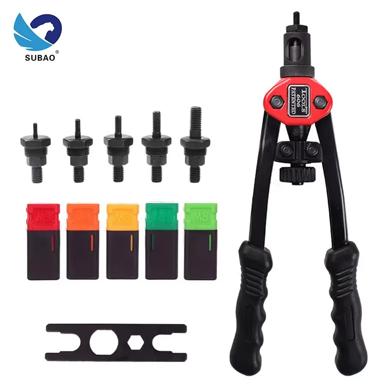 SUBAO Rivet tool Bt-606 rivet riveting tool nut / rivet nut tool M3 M4 M5 M6 M8 automobile rivet tool instrument furniture