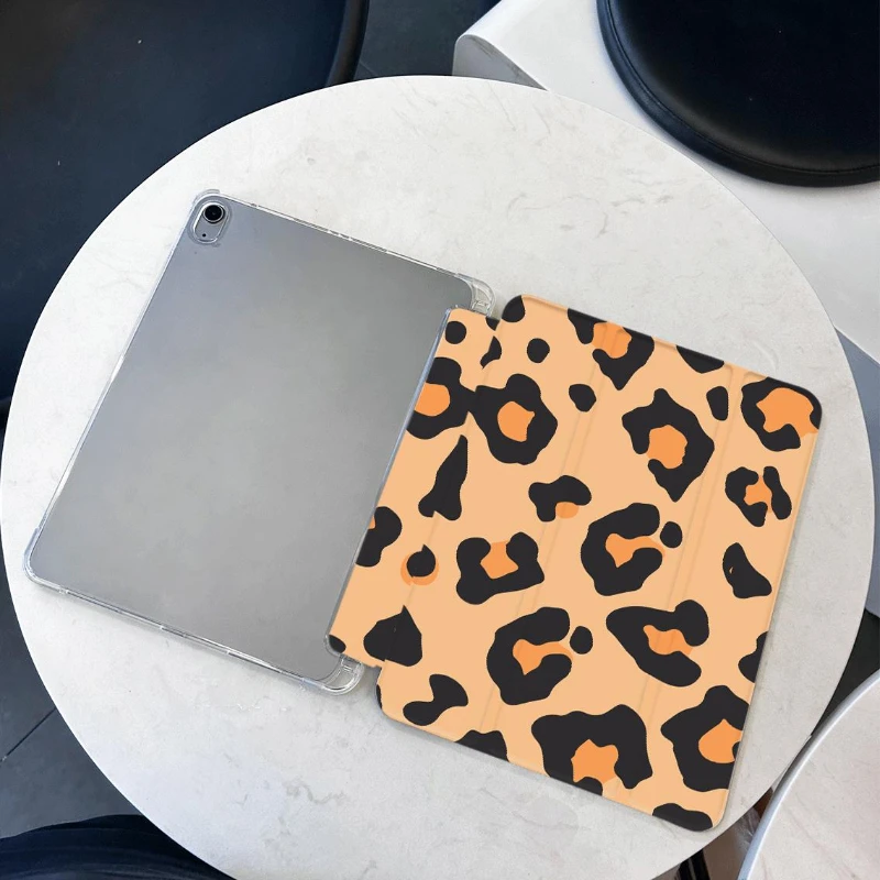 

Leopard Print Tablet Case for 7 8 9th 10.2 Funda Cover Pro 11 2nd 3rd 4th IPad Air 4 10.9 2020 Air 5 Ipad Air 3 Generation 2019