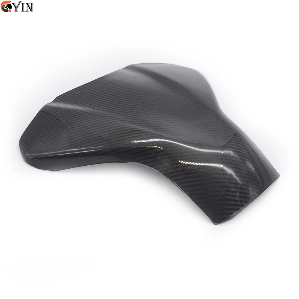 For Kawasaki Ninja400 Z400 2018-2022 Motorcycle Accessories Real Carbon Fiber Fuel Tank Cap Fuel Tank Shield Fuel Tank Sticker