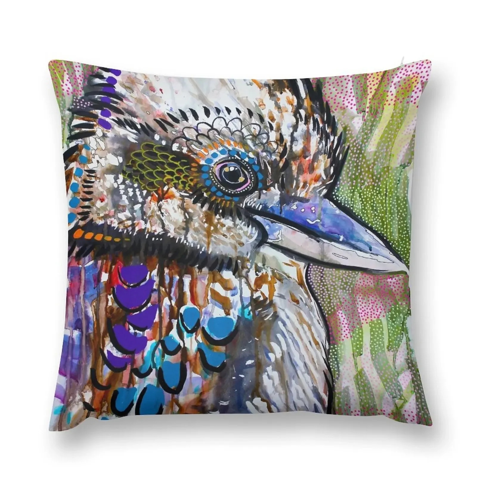 Vibrant Kookaburra Throw Pillow Pillowcase christmas decorations for home 2025 Pillow Covers Decorative pillow