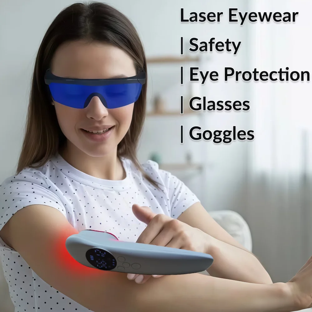 

HLKGO 1760mW 650nmx14+808nmx3 17 Diodes Handheld Cold Laser Therapy Device for Pain Relief for Knee Pain Tmj for Human and Pets