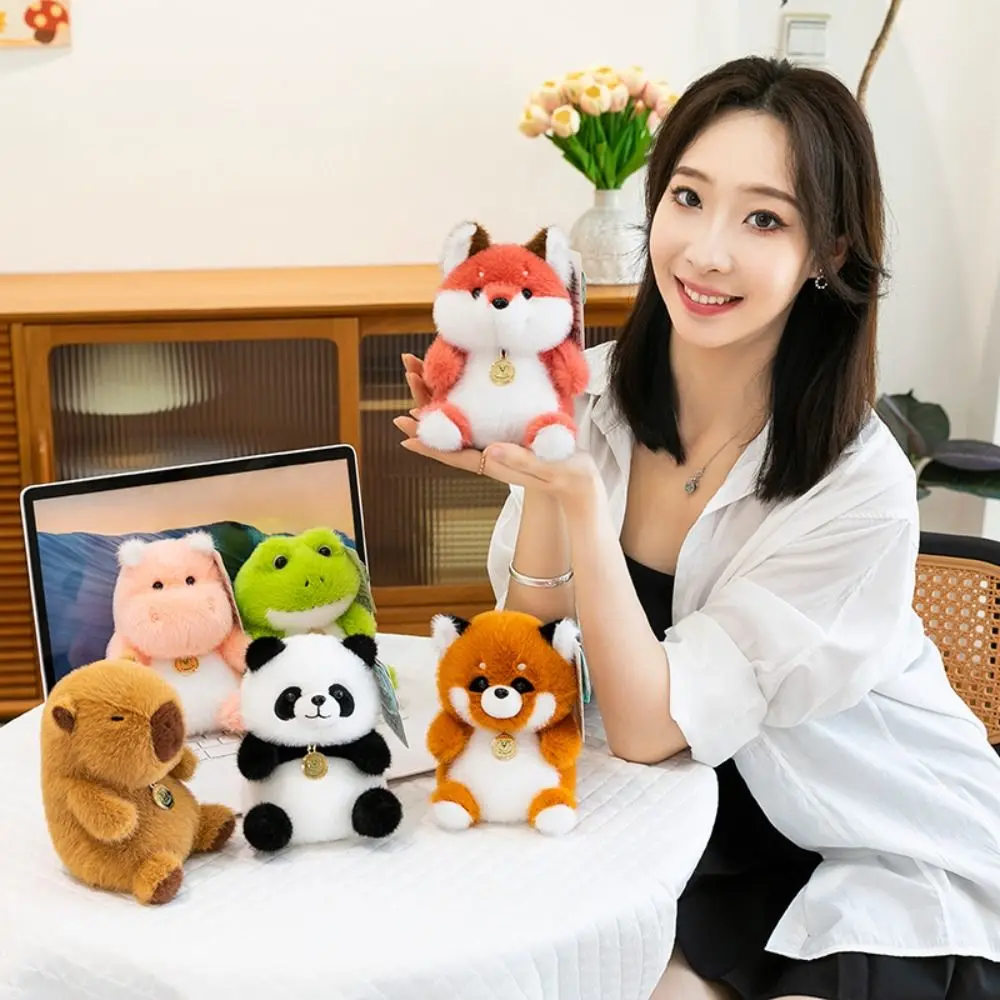 Lustige 17 cm Schreibtisch Begleiter Puppe Cartoon Weiche Plüsch Begleiter Puppe Beruhigen Lernen Stofftier Kissen für Kinder Geschenk