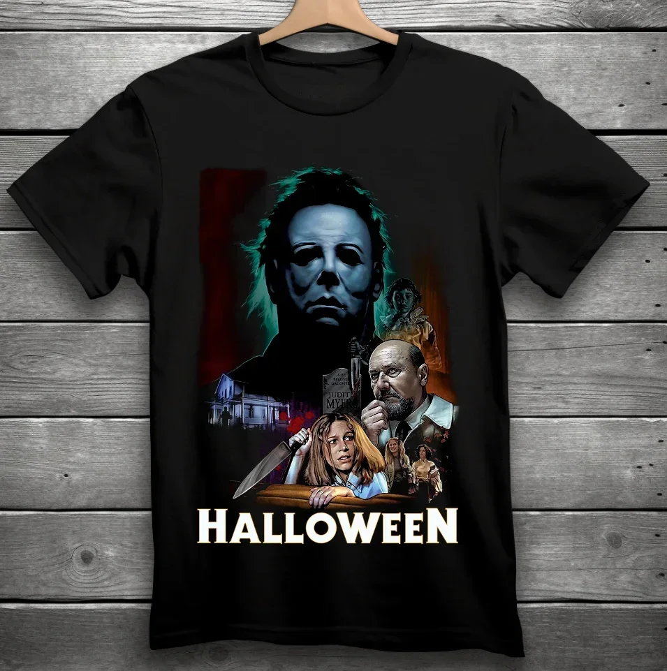 Halloween Horror Movie T-Shirt Black  Michael Myers