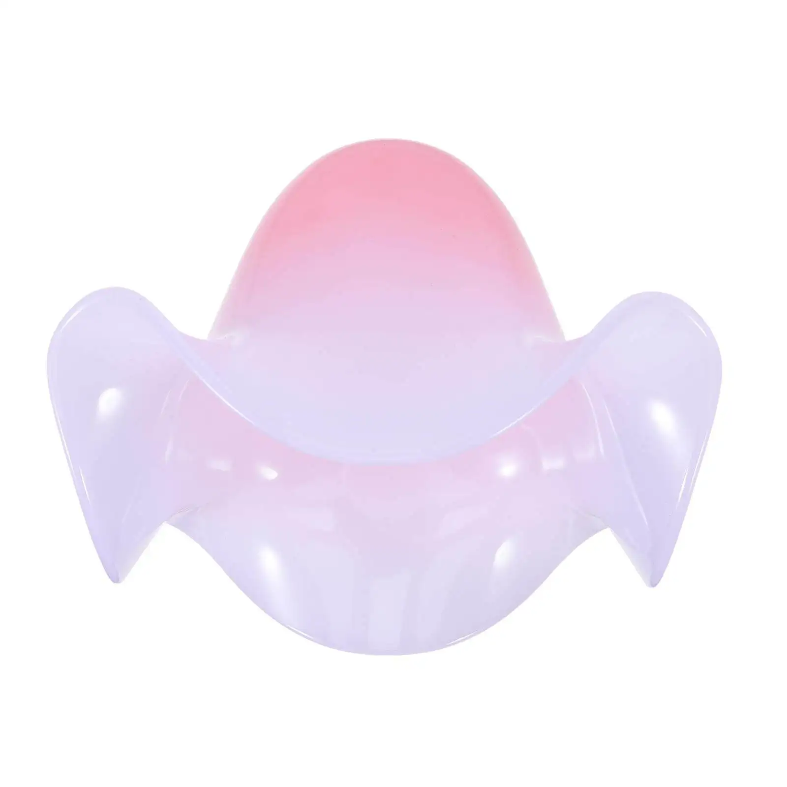 Acrylic Lampshade Vintage Decorative Flower Shape Replacement Light Fixture Bedroom Living .5cm Hole Pink Retro Lamp Shade