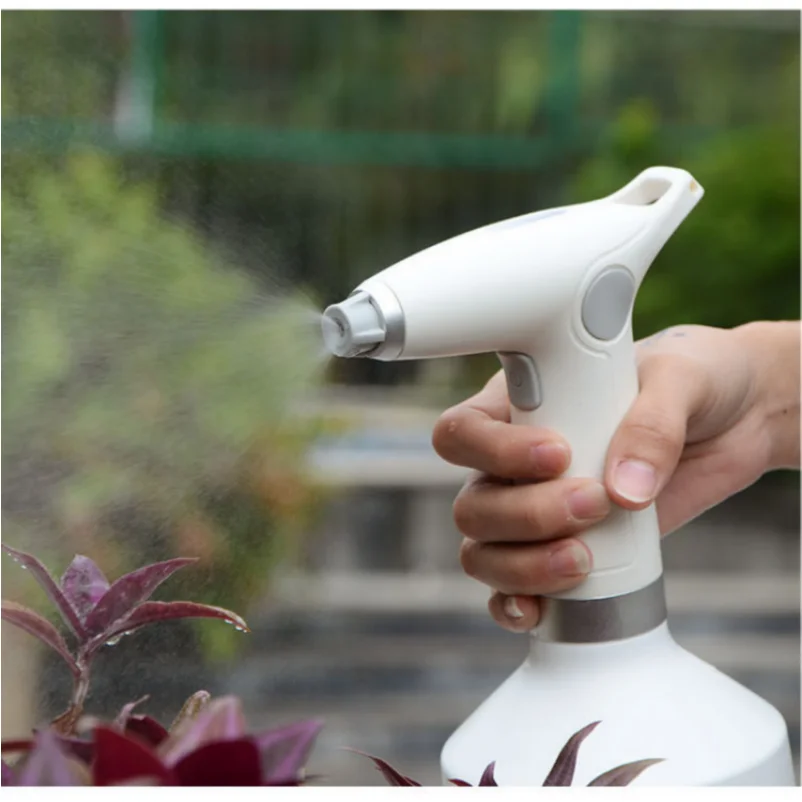 

Electric Spray Bottle 1L USB Rechargeable with Adjustable Nozzle Electric Plant Sprayer for Indoor Outdoor Garden