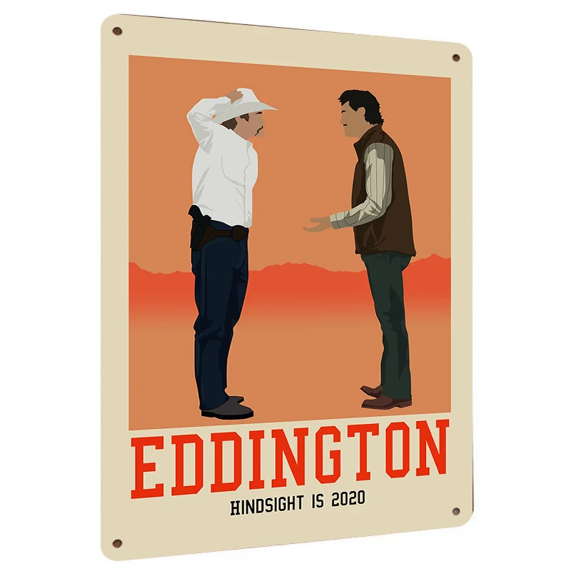 Vintage Western Character Custom Metal Tin Sign Home Bar Wall Decor American Country Style Metal Wall Art