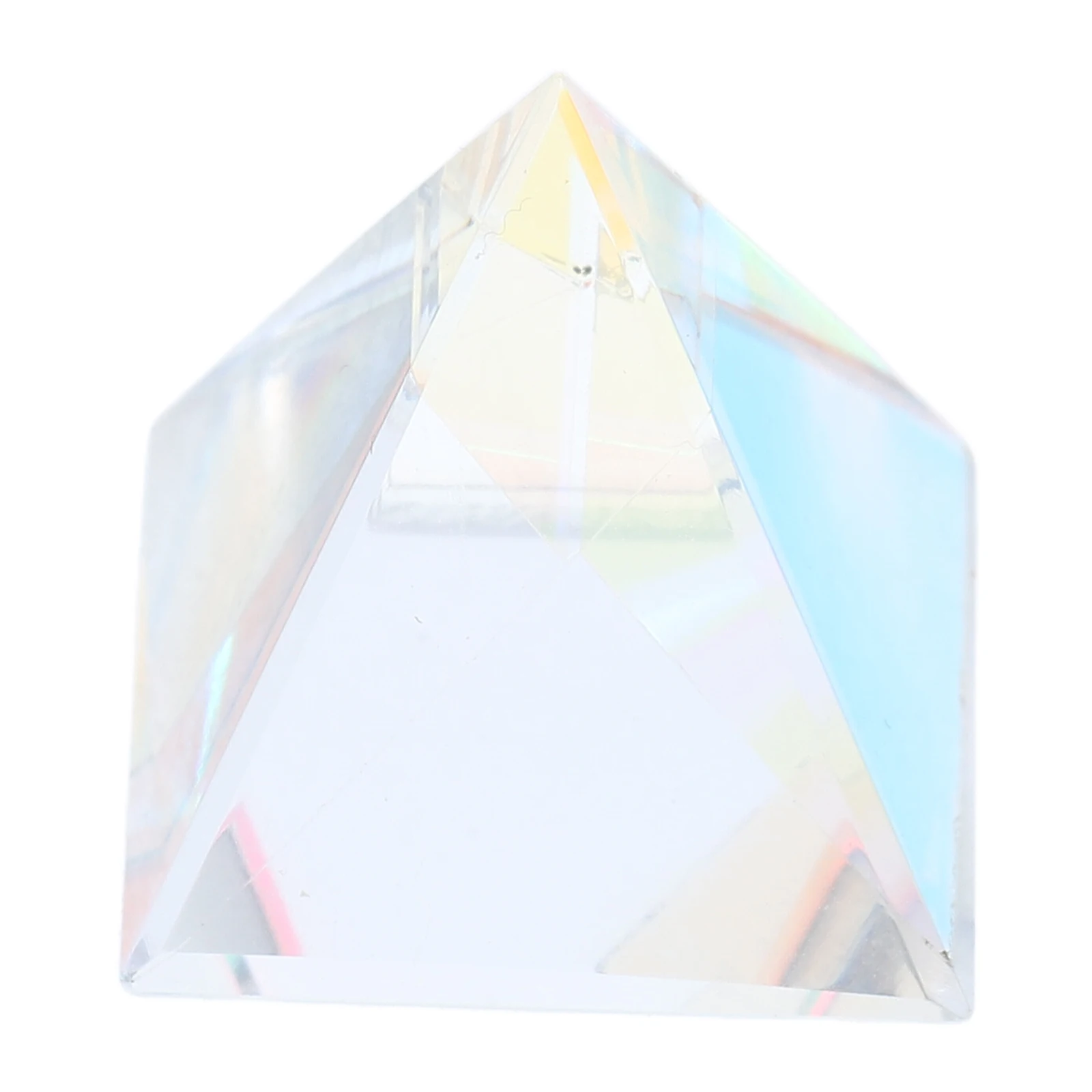 

1 set Prism Pyramid Decor Sun Catcher Prism Glass Prisms For Sun Catchers Car Physics Teaching Tool Home Car Charm Transparent