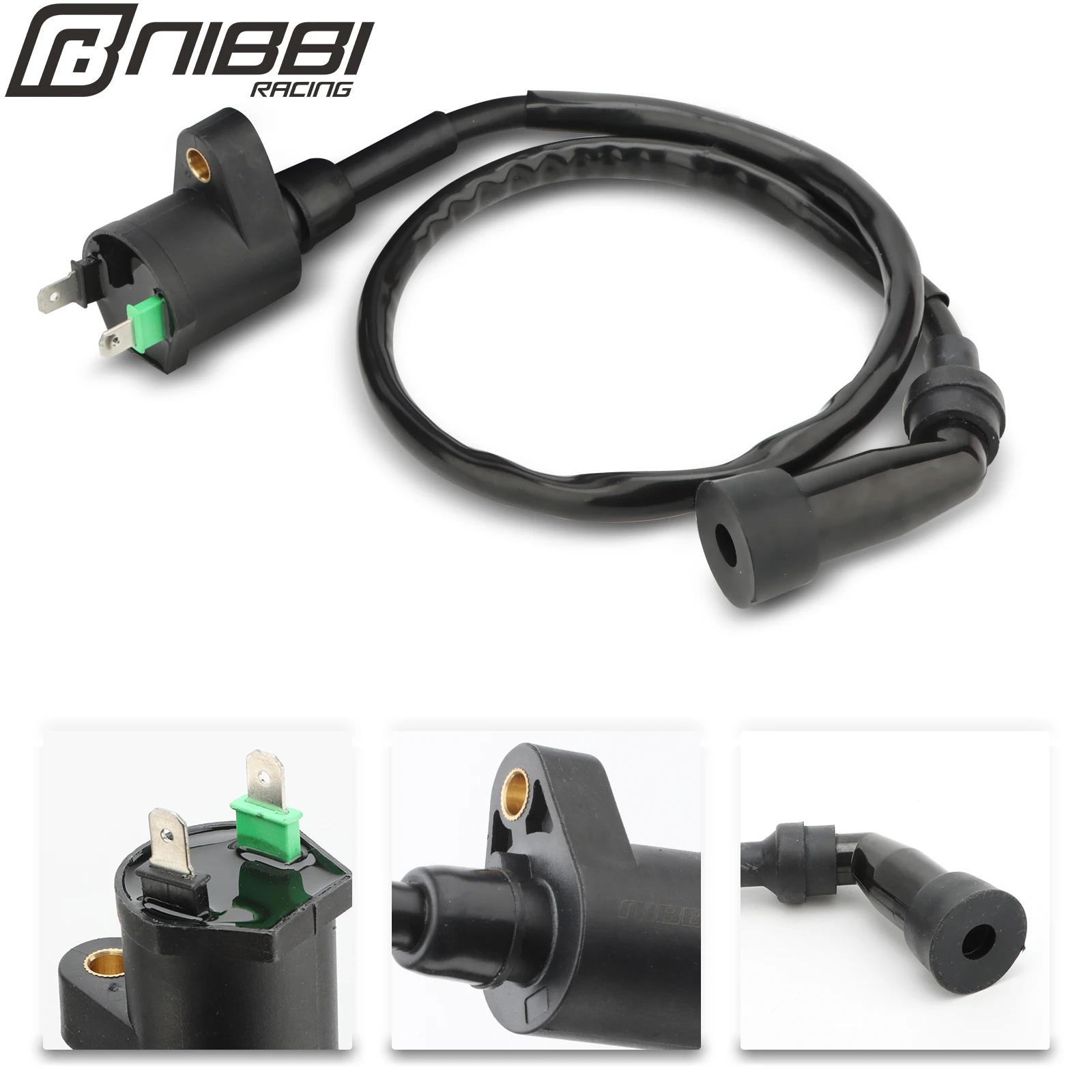 NIBBI Motorcycle Ignition Coil CDI Racing Motor High Pressure Coil For GY6 50cc 125cc 150cc 170cc 200cc 250cc Engines Scooter