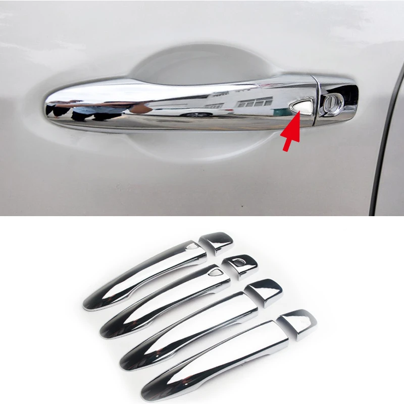 For Nissan Qashqai J11 2014 2015 2016 2017 2018 2019 2021 Chrome Car Door Handle Cover Pad Sticker Molding Styling Accessories