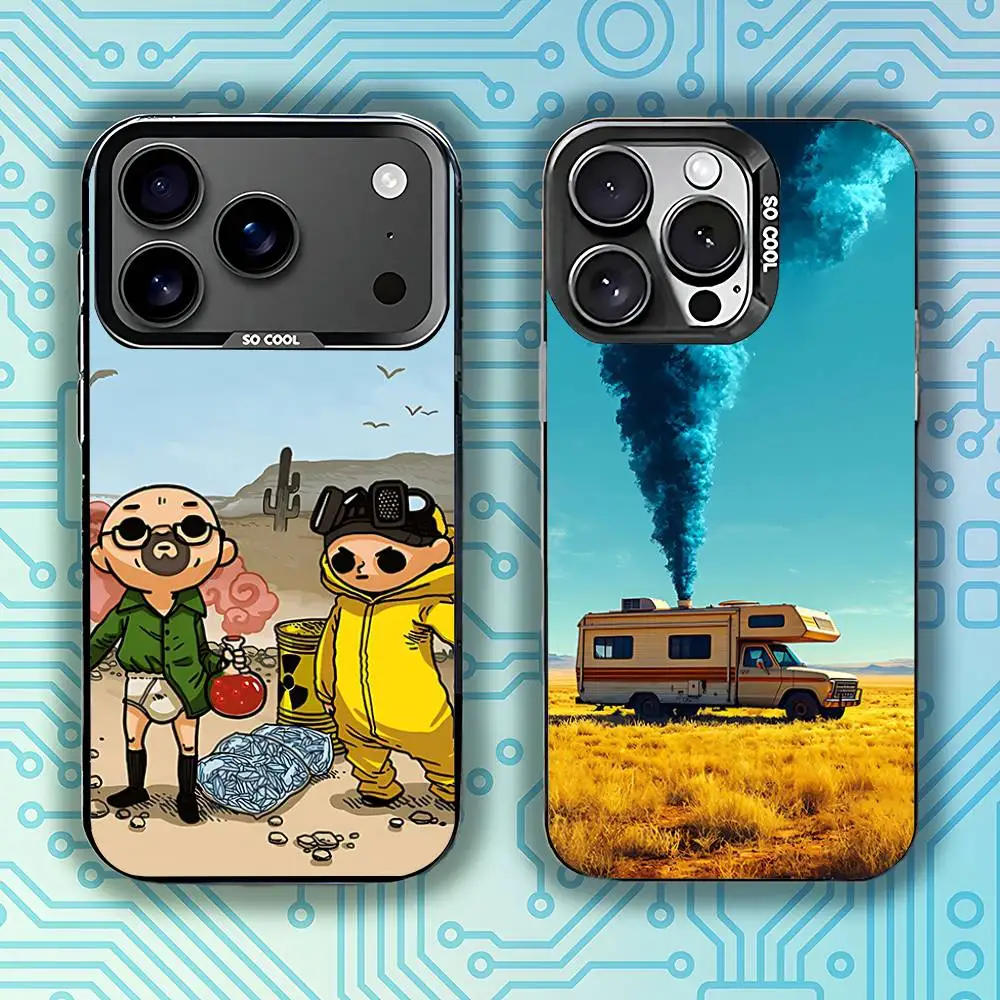 

B-Breaking B-Bad TV Phone Case For iPhone 17,16,15,14,13,12,11,Pro,Max,Plus,E,Air,Mini Black Tpu Cover