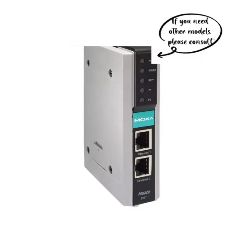 2025 hot sale MOXA 2-port Modbus RTU/ASCII/TCP to BACnet/IP gateway MGate 5217-600-CN