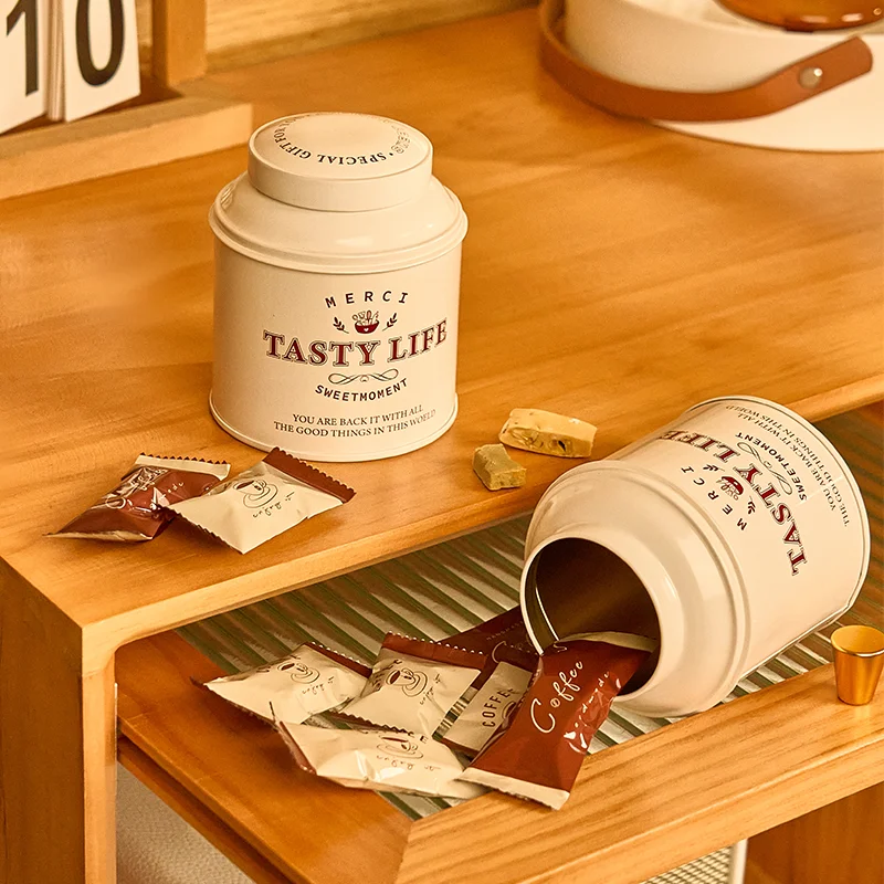 Round Tea Caddy Tea… - image