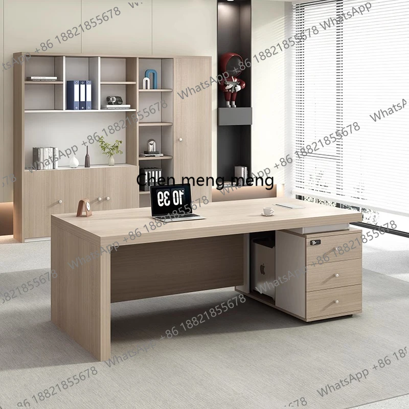 

Rectangle Decoration Office Desk Large Size Fashion Interior Modern Office Desk Aesthetic Meuble Bureau