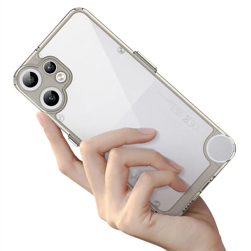 حافظة شفافة لهاتف لا شيء CMF 2 Pro حافظة من السيليكون لهاتف لا شيء CMF Phone 2 Pro غطاء لـ Nothing CMF Phone 2 Pro