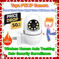 Wireless Human Auto Tracking Cctv Security Surveillance Smart Cloud Color Night Vision Wifi Home Cam Tuya PTZ IP Camera