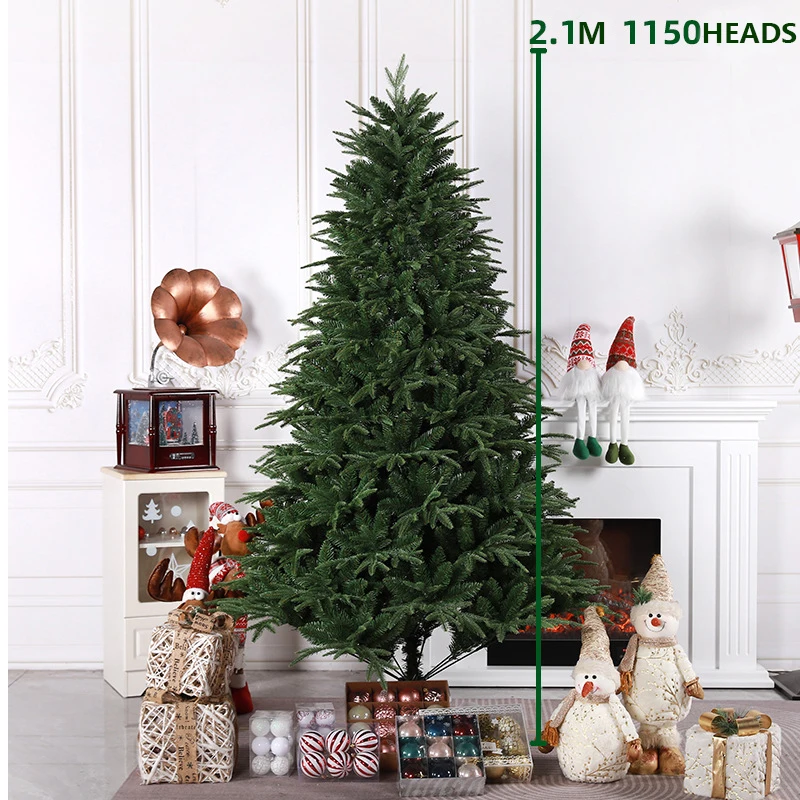 

120-210cm PE+PVC Encrypted Autotree Christmas Tree for Christmas Scene Decoration and Home Decoration & Shop Mall Decor